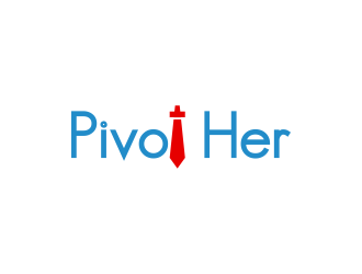 Pivot Her or PivotHer logo design by Akli