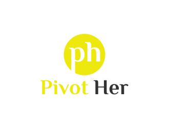 Pivot Her or PivotHer logo design by Akli