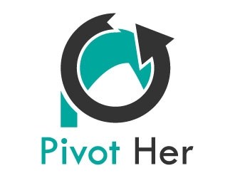 Pivot Her or PivotHer logo design by Bunny_designs