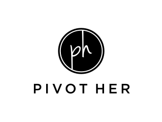 Pivot Her or PivotHer logo design by aflah
