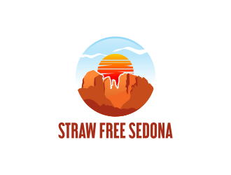 Straw Free Sedona logo design by Panara