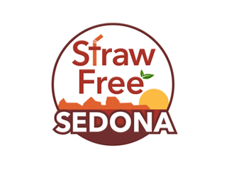 Straw Free Sedona logo design by megalogos
