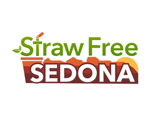 Straw Free Sedona logo design by megalogos