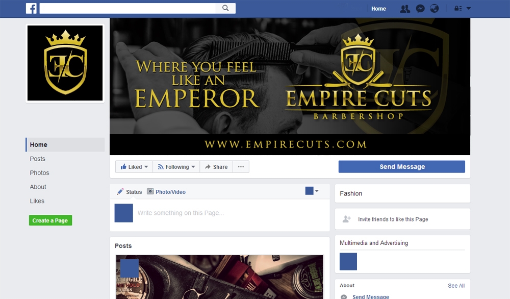 Empire Cuts logo design by scriotx