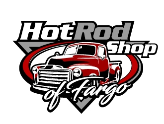 Hot Rod Shop of Fargo logo design by aRBy