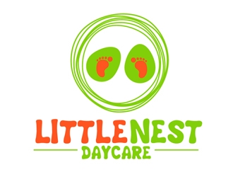 Little Nest Daycare logo design by DreamLogoDesign