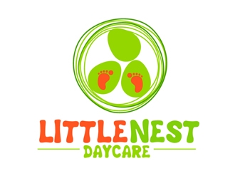 Little Nest Daycare logo design by DreamLogoDesign