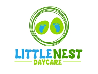Little Nest Daycare logo design by DreamLogoDesign