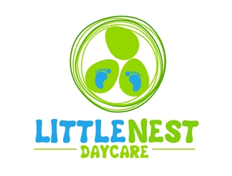 Little Nest Daycare logo design by DreamLogoDesign
