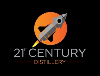 21st Century Distillery logo design by Erasedink