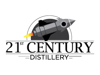 21st Century Distillery logo design by Erasedink