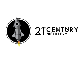 21st Century Distillery logo design by Erasedink