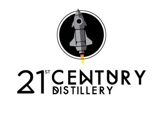 21st Century Distillery logo design by Erasedink