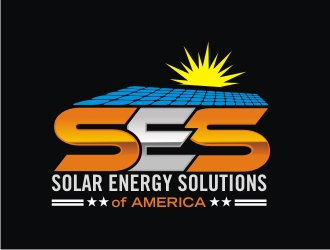 SES SOLAR ENERGY SOLUTIONS of AMERICA logo design by Foxcody