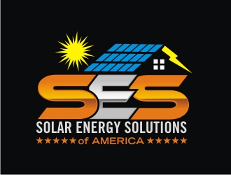 SES SOLAR ENERGY SOLUTIONS of AMERICA logo design by Foxcody