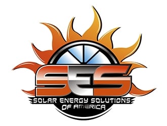SES SOLAR ENERGY SOLUTIONS of AMERICA logo design by rikFantastic