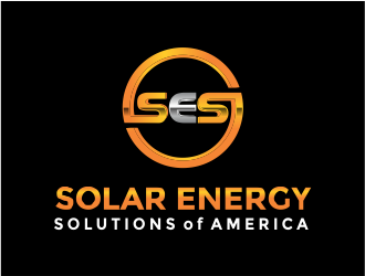SES SOLAR ENERGY SOLUTIONS of AMERICA logo design by Girly