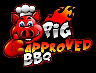Pig Approved BBQ logo design by uttam