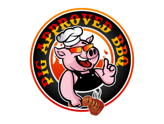 Pig Approved BBQ logo design by firstmove