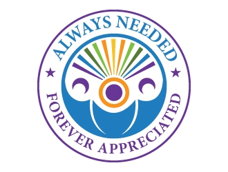 Volunteers : Always Needed Forever Appreciated logo design by Suvendu