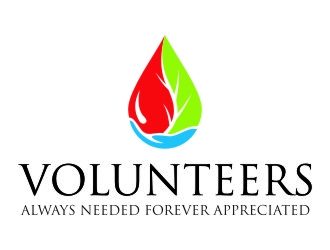 Volunteers : Always Needed Forever Appreciated logo design by jetzu