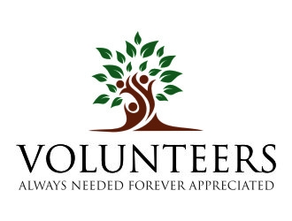 Volunteers : Always Needed Forever Appreciated logo design by jetzu