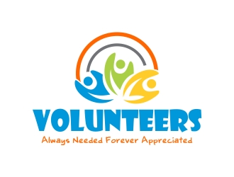 Volunteers : Always Needed Forever Appreciated logo design by cikiyunn