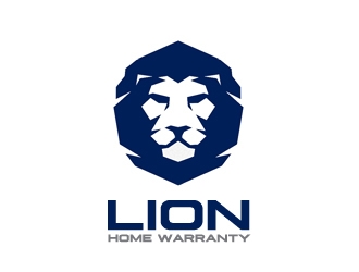 Lion Home Warranty logo design by nikkl