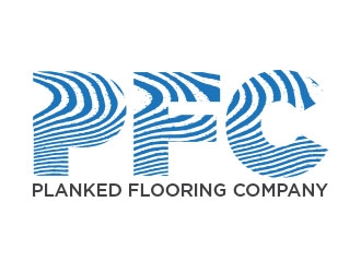 PLANKED FLOORING COMPANY logo design by Manolo