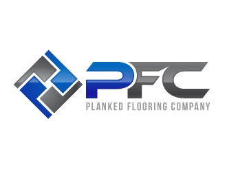 PLANKED FLOORING COMPANY logo design by nexgen