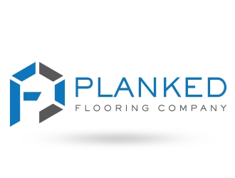 PLANKED FLOORING COMPANY logo design by aqibahmed