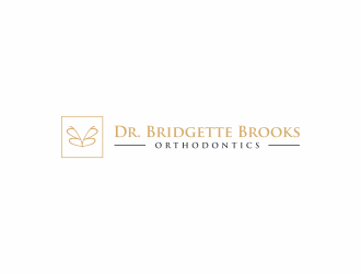 Dr. Bridgette Brooks Orthodontics  logo design by ammad