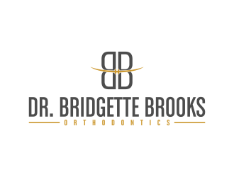 Dr. Bridgette Brooks Orthodontics  logo design by deddy