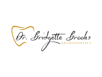 Dr. Bridgette Brooks Orthodontics  logo design by deddy
