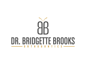 Dr. Bridgette Brooks Orthodontics  logo design by deddy