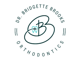 Dr. Bridgette Brooks Orthodontics  logo design by Coolwanz