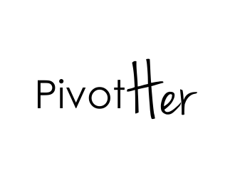 Pivot Her or PivotHer logo design by Girly