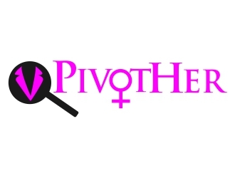 Pivot Her or PivotHer logo design by ElonStark