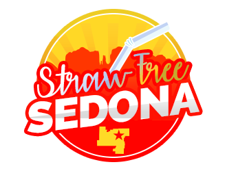 Straw Free Sedona logo design by Sarathi99