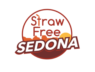 Straw Free Sedona logo design by megalogos