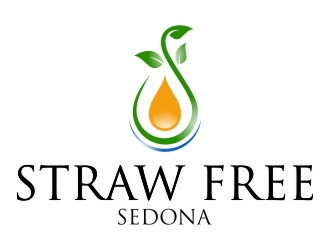 Straw Free Sedona logo design by jetzu