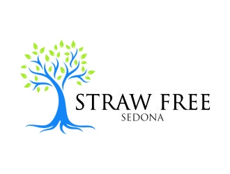 Straw Free Sedona logo design by jetzu