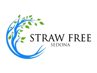 Straw Free Sedona logo design by jetzu