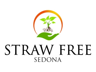 Straw Free Sedona logo design by jetzu