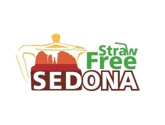 Straw Free Sedona logo design by mckris