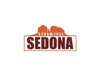 Straw Free Sedona logo design by agil