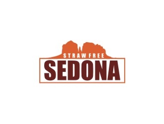 Straw Free Sedona logo design by agil