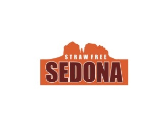 Straw Free Sedona logo design by agil