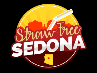 Straw Free Sedona logo design by Sarathi99