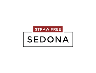 Straw Free Sedona logo design by checx